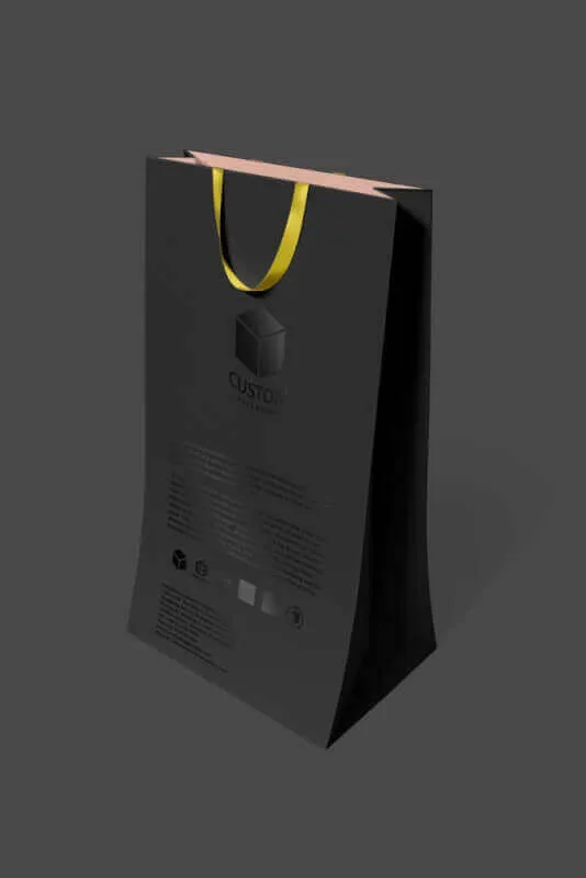 high quality customized shopping bags mock up