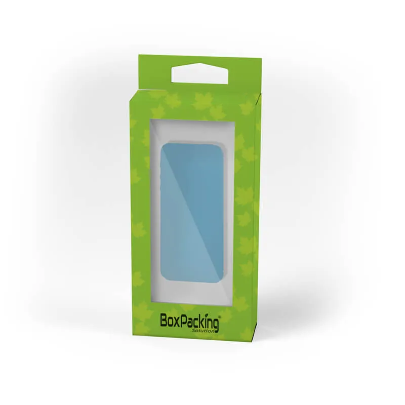 phone case paperboard box mockup