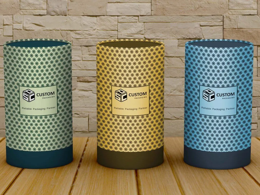 qualified cardboard tube box mock up 2019