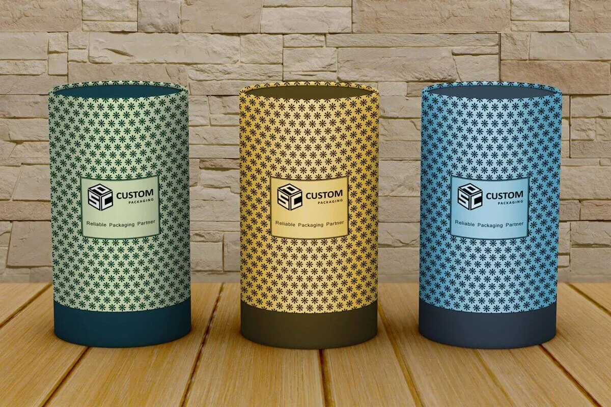 qualified cardboard tube box mock-up