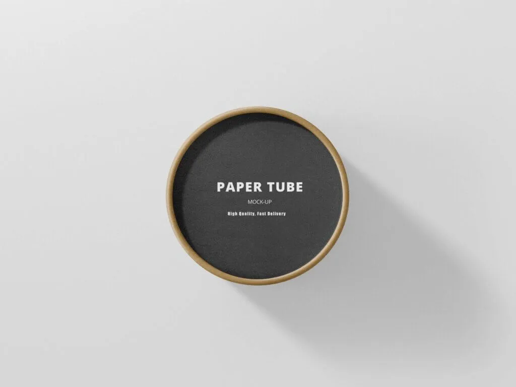 qualified cardboard tube boxes mock-up