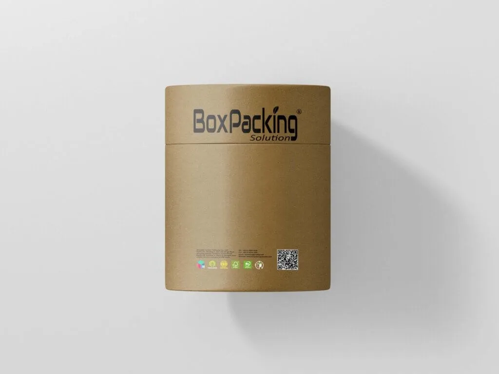 qualified cardboard tube boxes mock up