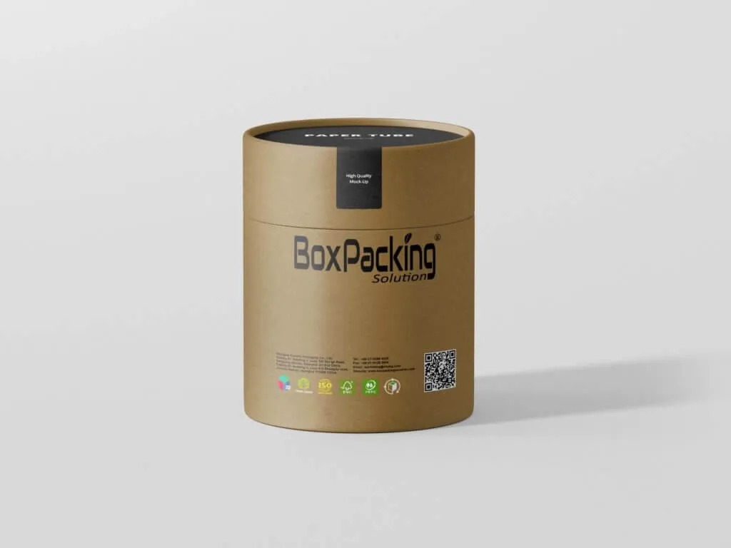 qualified cardboard tube boxes mock up