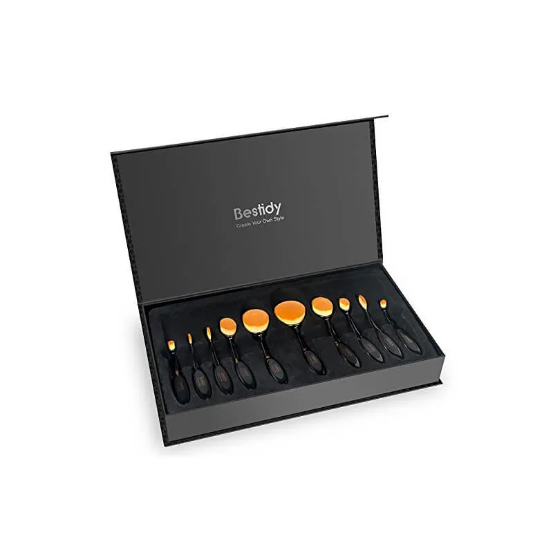 rigid cardboard gift box for Makeup Brushes