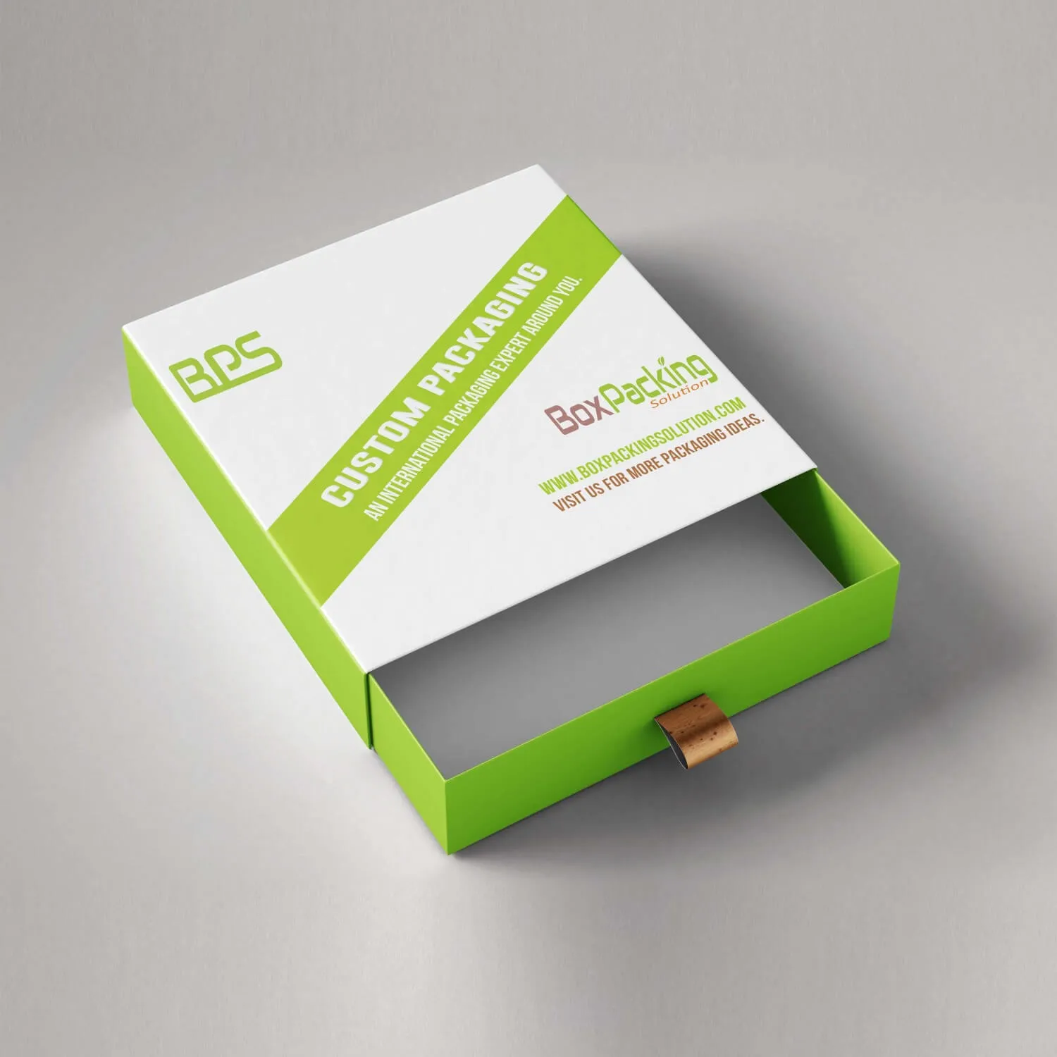 rigid slide drawer box personalised made