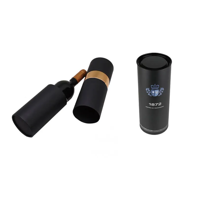 wine bottle packaging tube