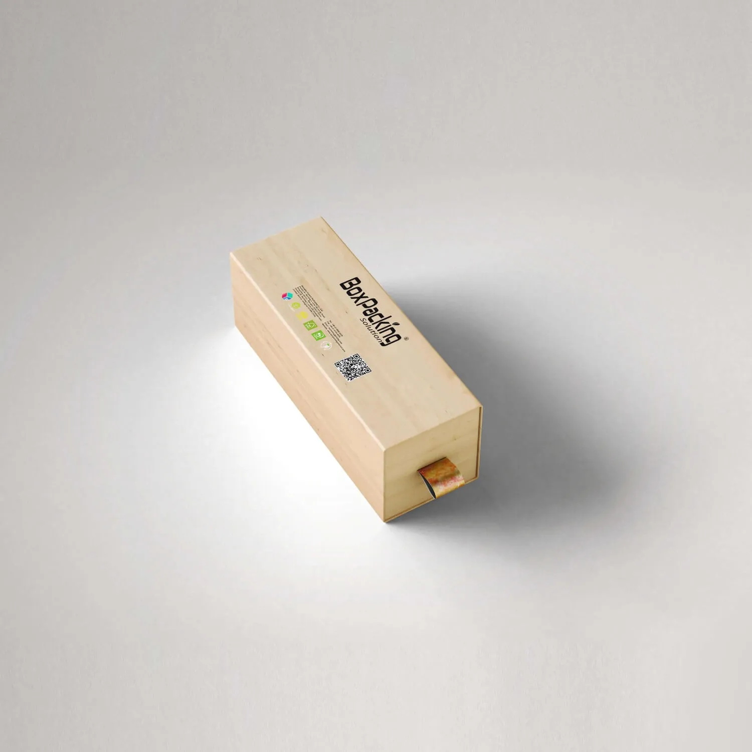 wooden color printed cardboard drawer box