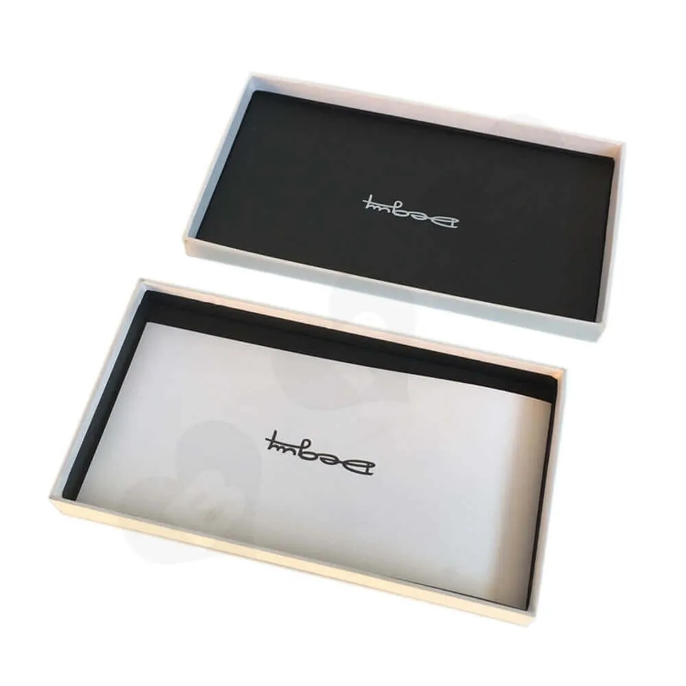 Apparel Rigid Gift Box And Thank You Card Side View Five