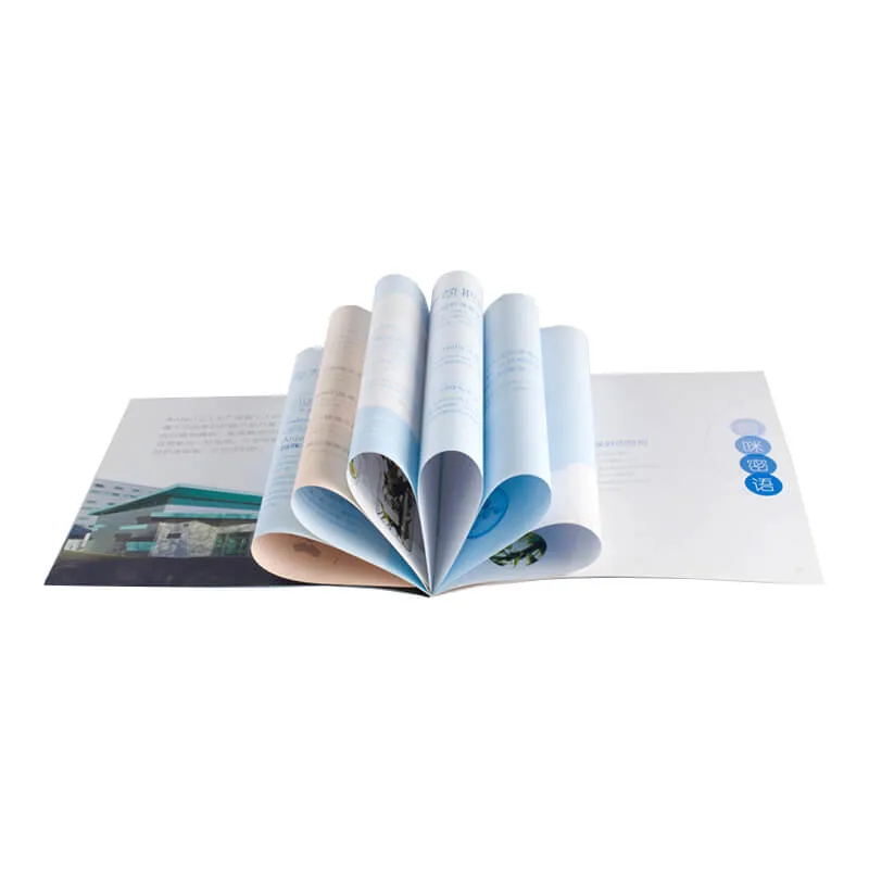 Brochure Made of Art Paper Weight 70~157 gsm