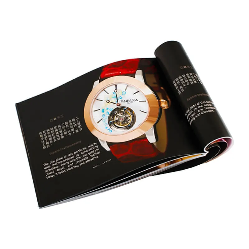 Art Paper Made Magazine For Watch Company