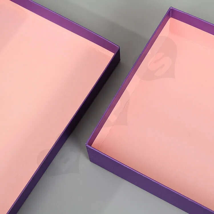 Beautiful Matte Color Gift Box For Wedding side view three