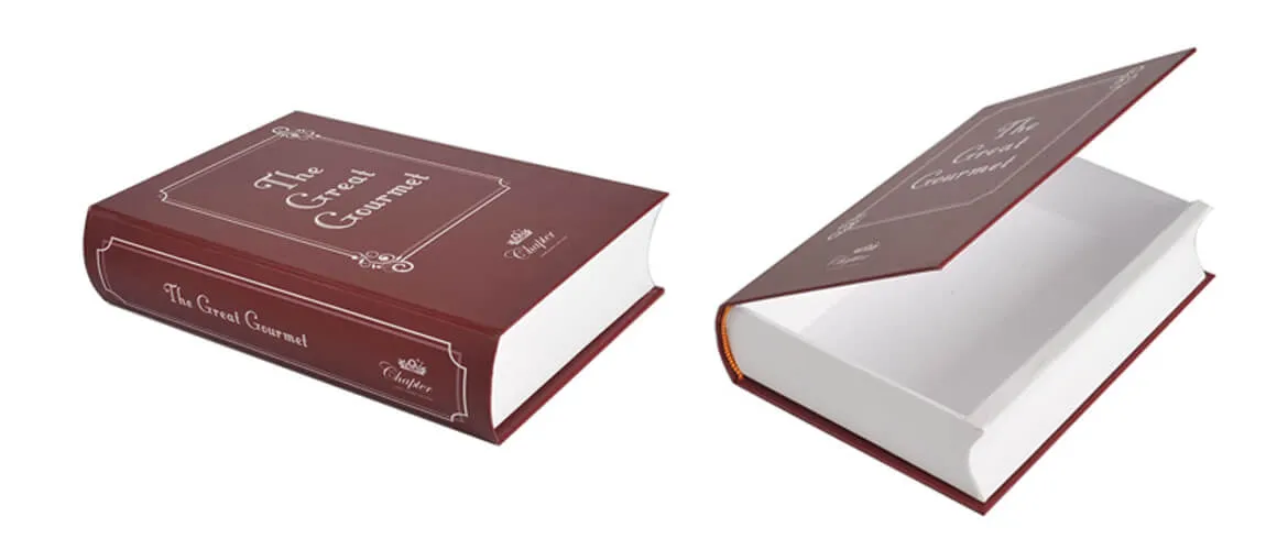 Book Shape Gift Box For Retail Products