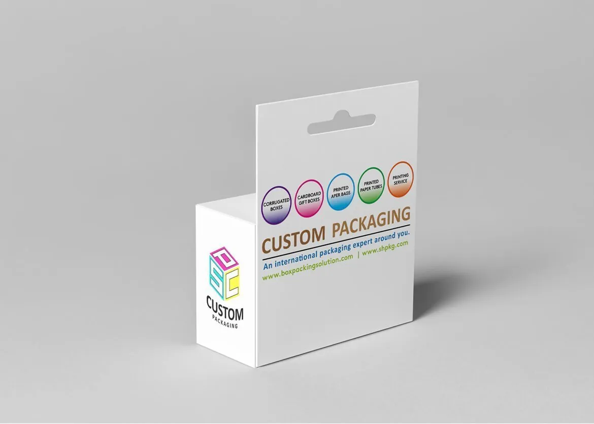Box Top Hang Tabs style mockup