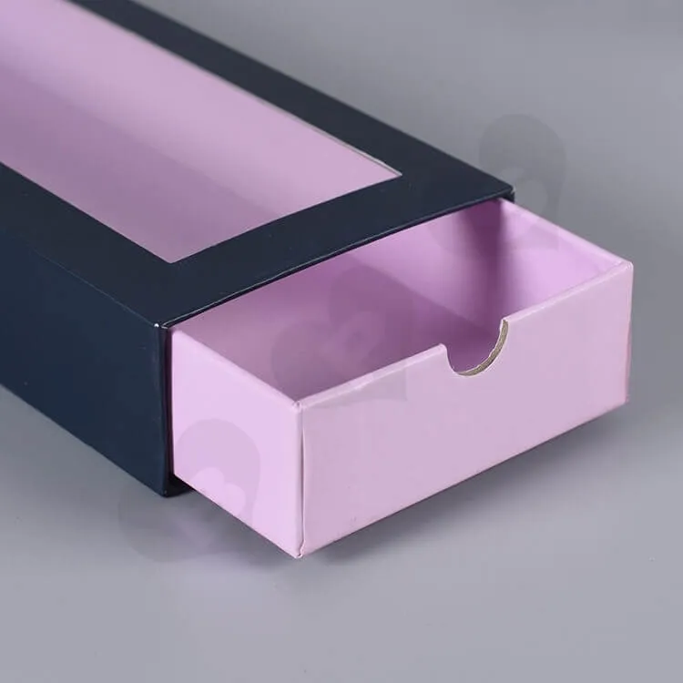 Cardboard Drawer Box For Balloons side view three