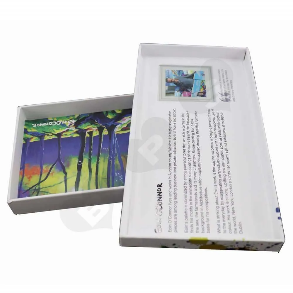 Cardboard Invitation Boxes Side View Three
