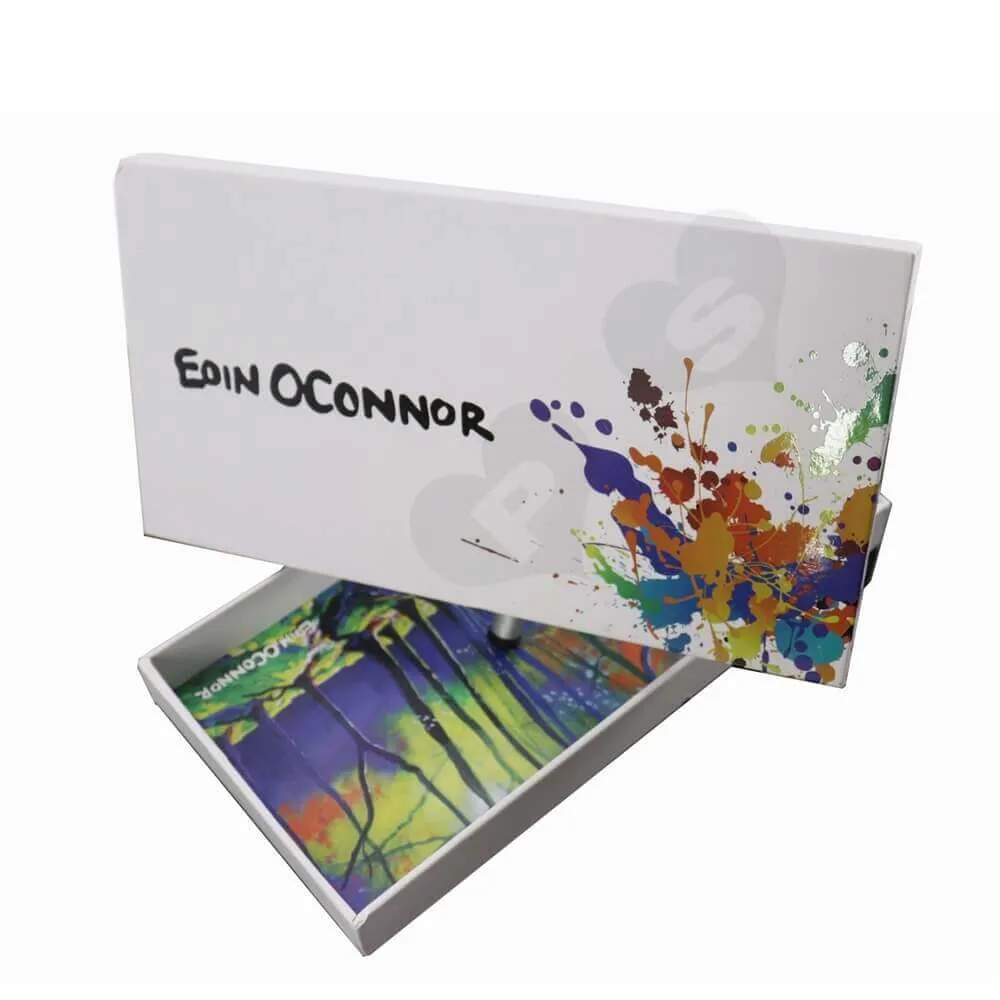 Cardboard Invitation Boxes Side View Two