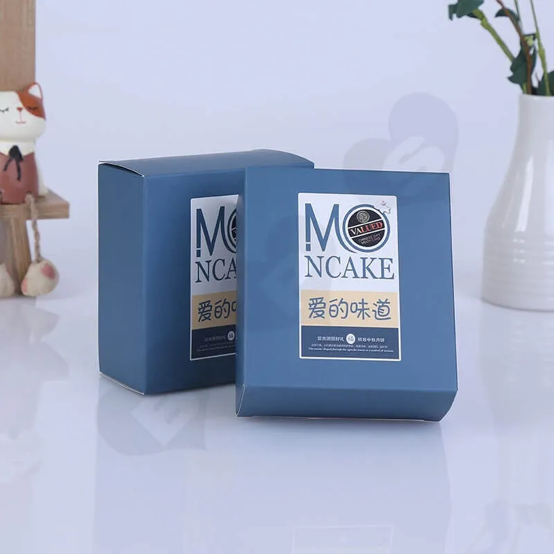 Cardboard Moon Cake Packaging Box side view one