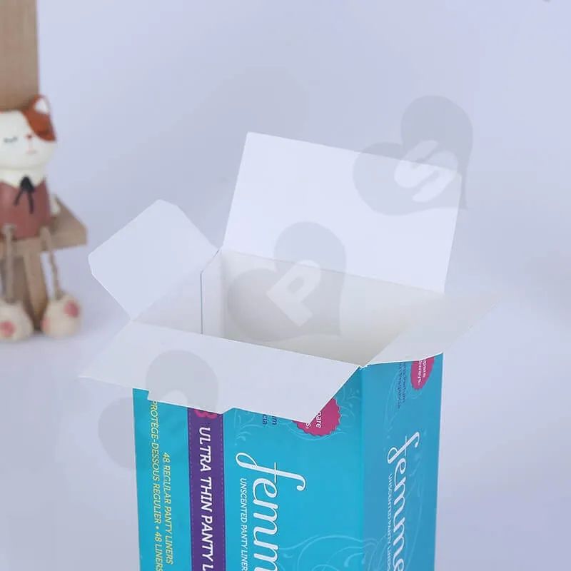 Cardboard Packing Box For Sanitary Napkins side view six