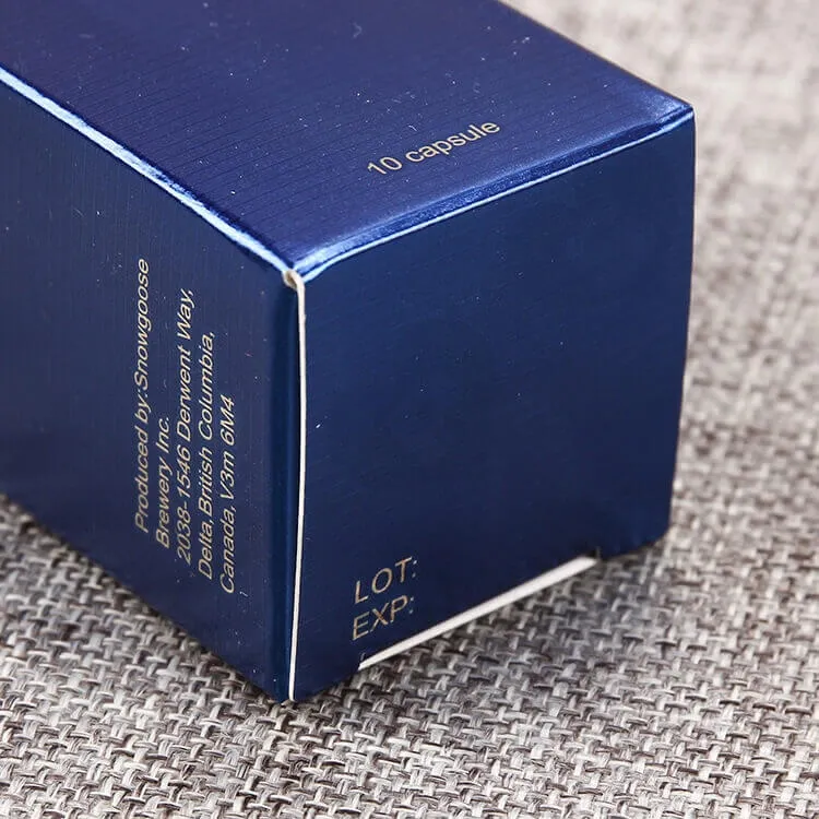 Cardboard Paper Box For Turtle Blood Extract side view five