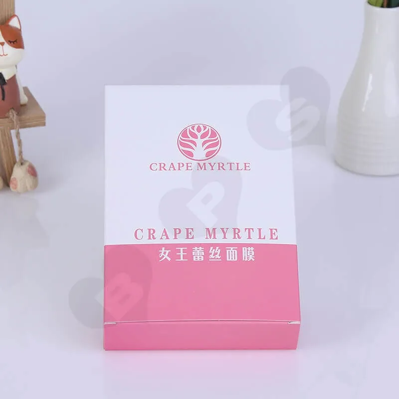 Cardboard Printed Mask Packaging Box side view six