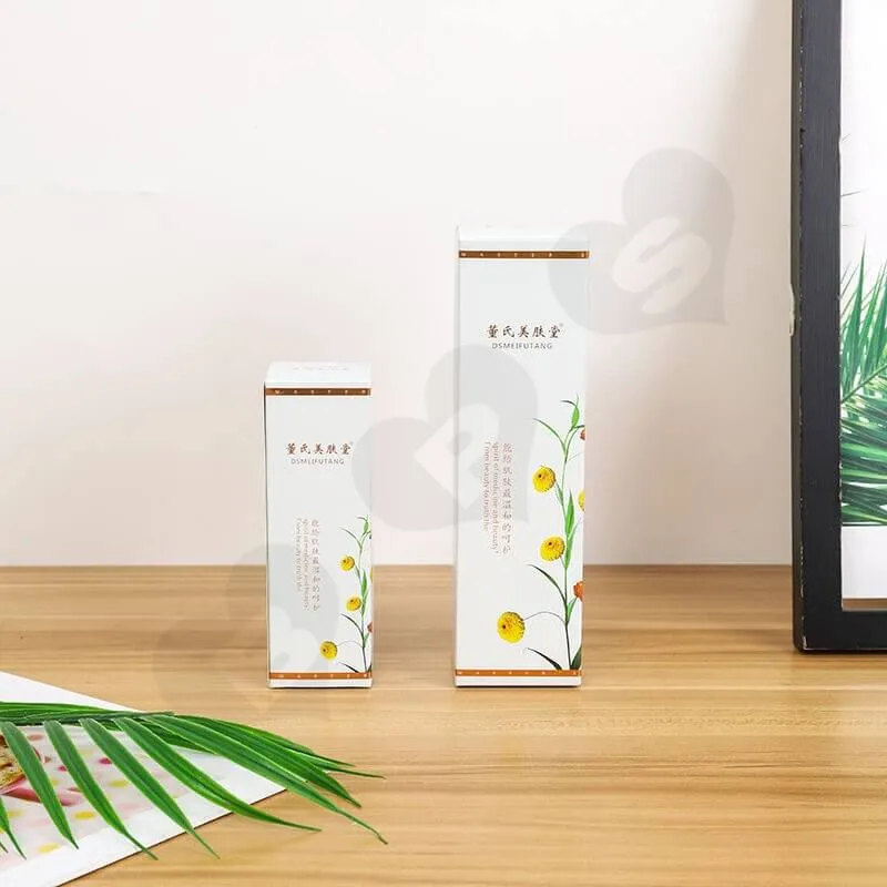 Chinese Wholesale Cardboard Cosmetic Paper Box side view one