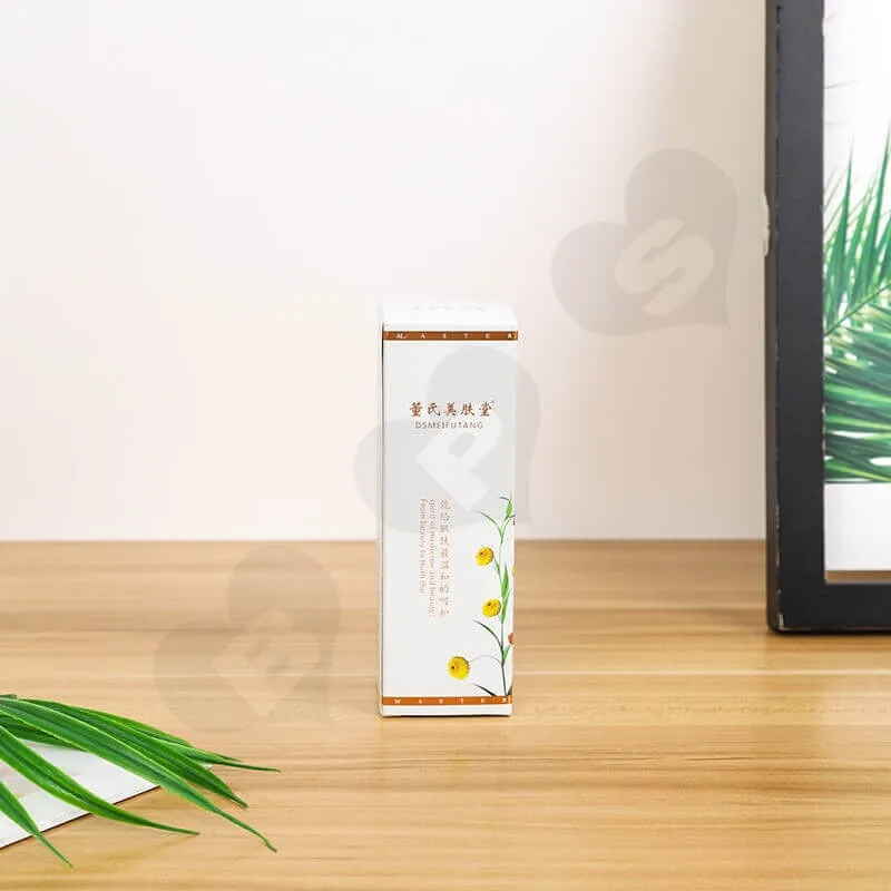 Chinese Wholesale Cardboard Cosmetic Paper Box side view three