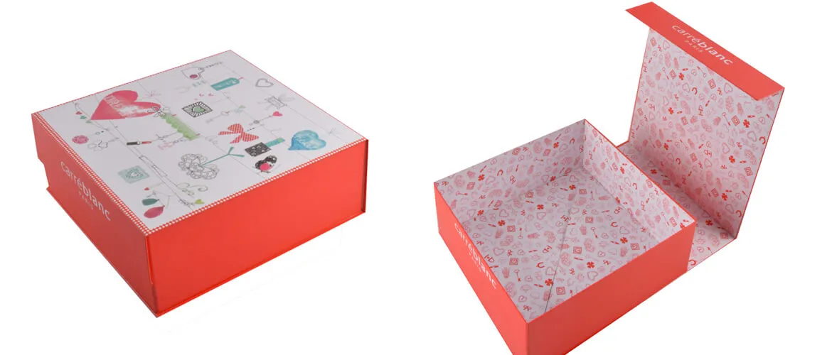 Clamshell Shape Magnetic Closure Box For Skincare Product