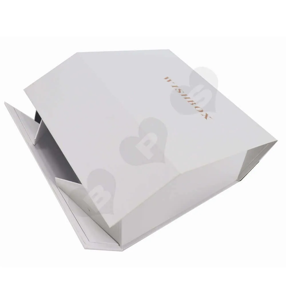 Collapsible Rigid Box with Foil Stamping For Body Cream side view one