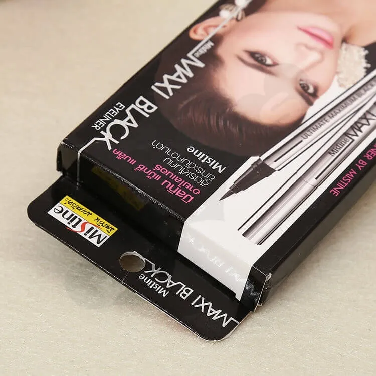 Color Printed Cardboard Box For Eyeliner side view four