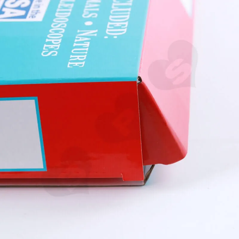 Color Printed Cardboard Box For Food side view four