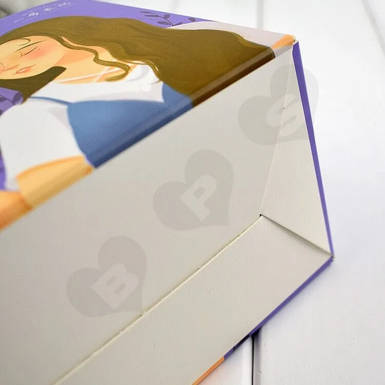 Color Printed Cardboard Box For Substitute Porridge side view two