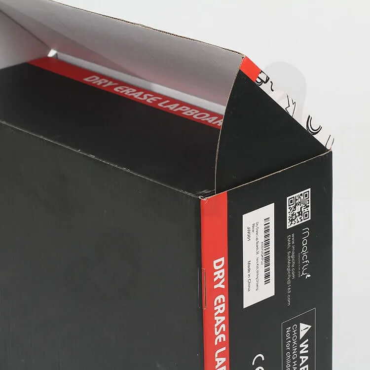 Color Printed Corrugated Paper Box For Stationery side view four