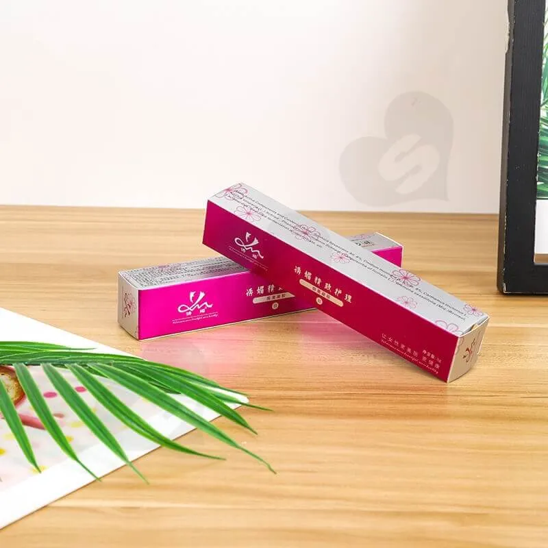 Color Printed Paperboard Box For Bacterial Gel side view one