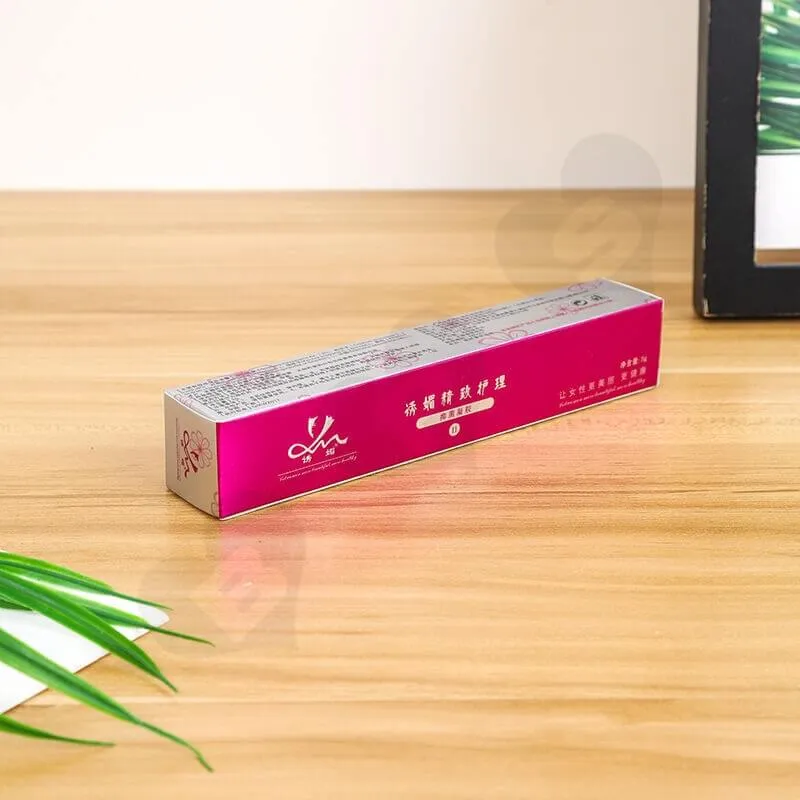 Color Printed Paperboard Box For Bacterial Gel side view three
