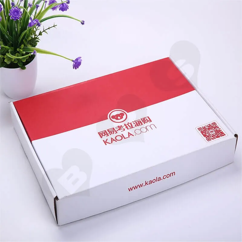 Color Printing Mailer Box For Online Shopping side view one