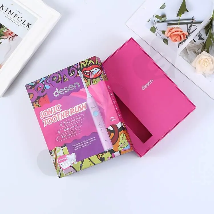 Color Printing Rigid Box For Sonic Toothbrush side view five