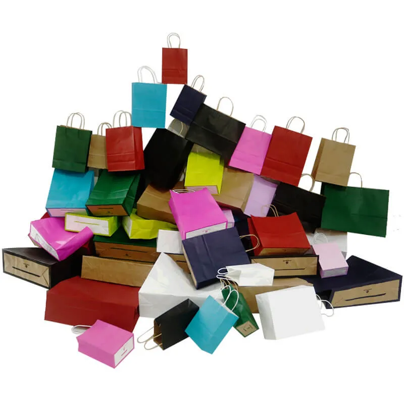 Colorful Paper Handles For Paper Bag