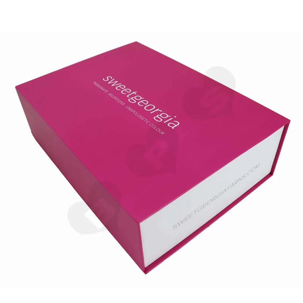 Colorful Yarn Packaging with Individual Pillow Boxes side view one