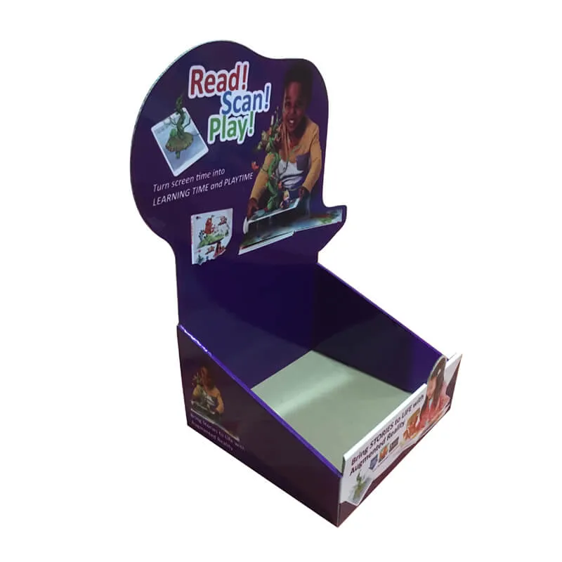 Corrugated Fiberboard Made Counter Top Display Box