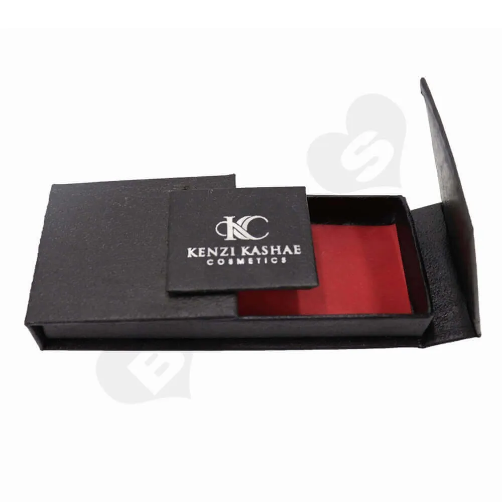 Cosmetic Packaging Boxes with Double sided Flap side view three