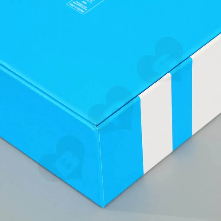 Cube Matte Color Rigid Box For Skin Care Product side view three