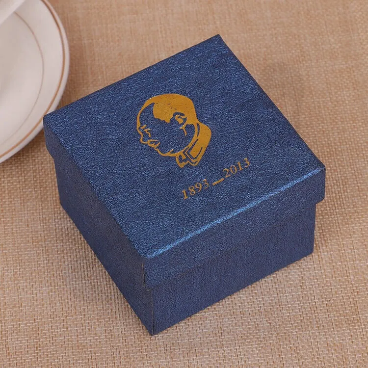 Custom Cardboard Gift Packaging Box For Watch side view two