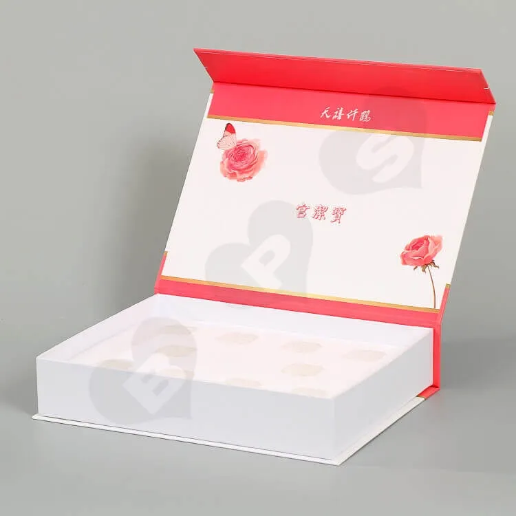 Custom Color Printing Gift Box For Health Products side view two