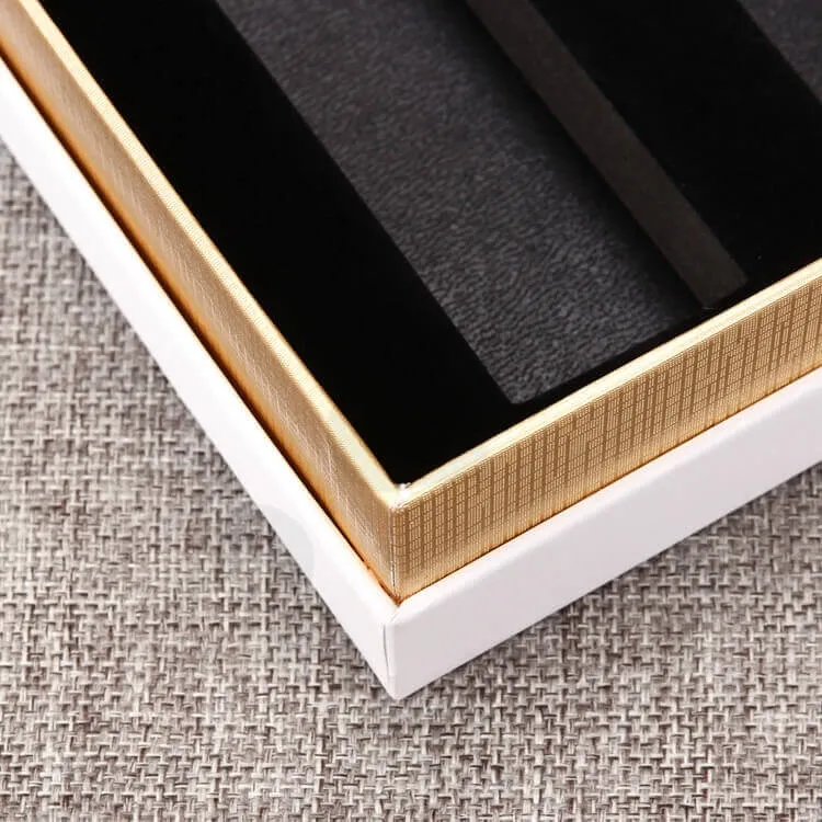 Custom Cosmetic Printing Cardboard Box With EVA insert side view five