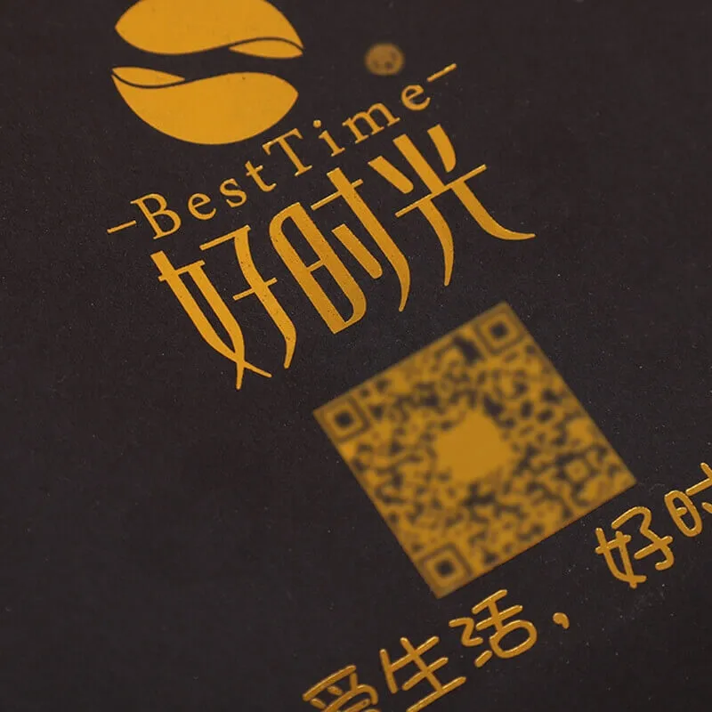 Custom Gold Foil Stamping Paper Shopping Bag side view two
