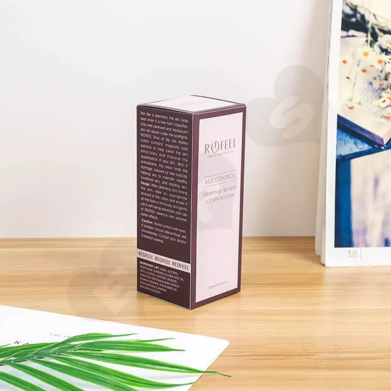 Custom Moist Lipstick Cardboard Box side view three