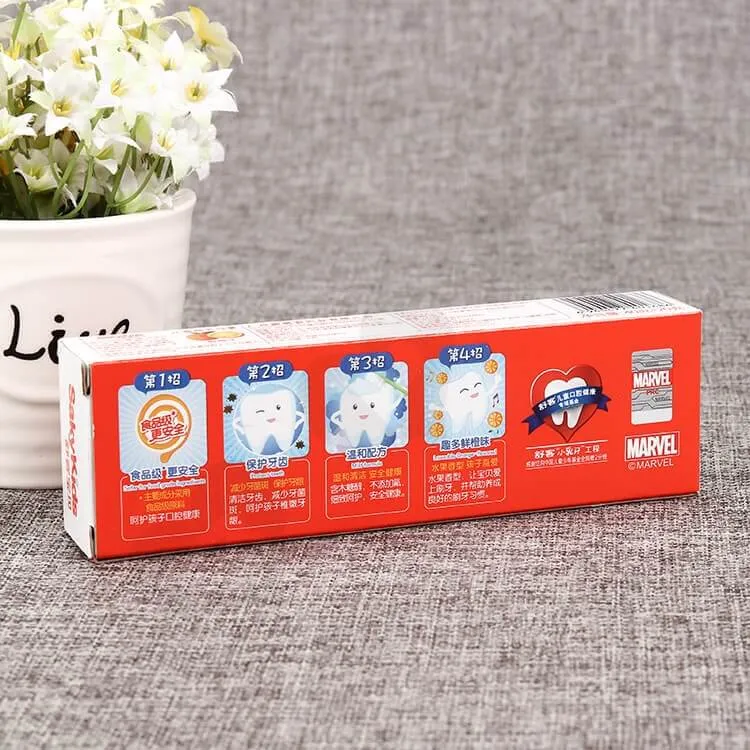 Custom Packaging Box For Toothpaste side view two