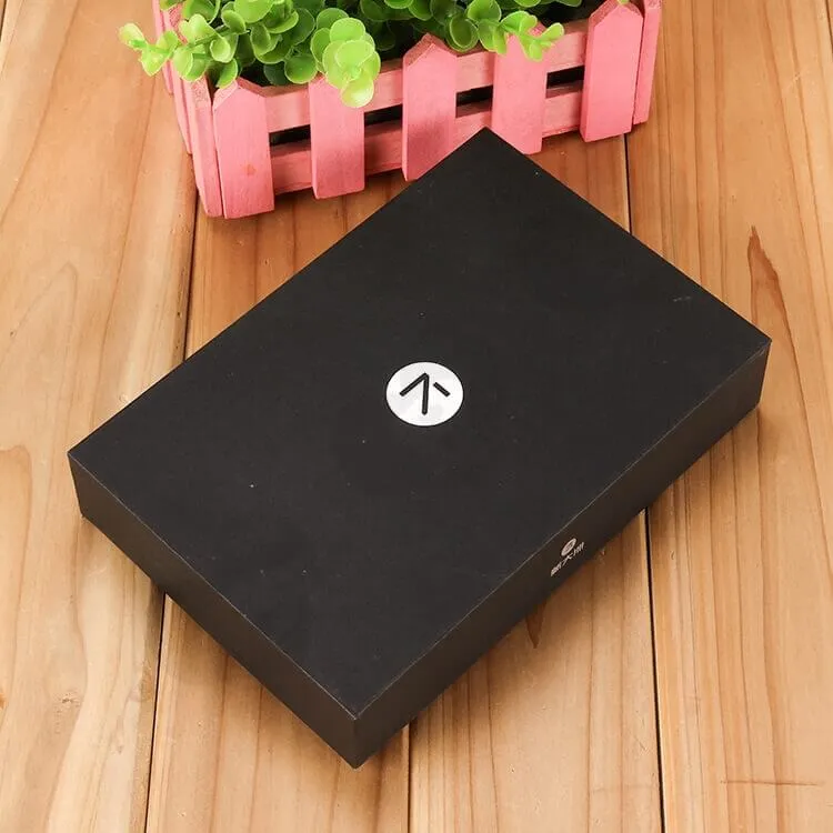 Custom Printed Black Gift Box With EVA Insert side view five