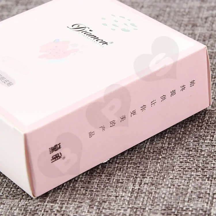 Custom Printed Cardboard Box For Eyelid Sticker side view seven