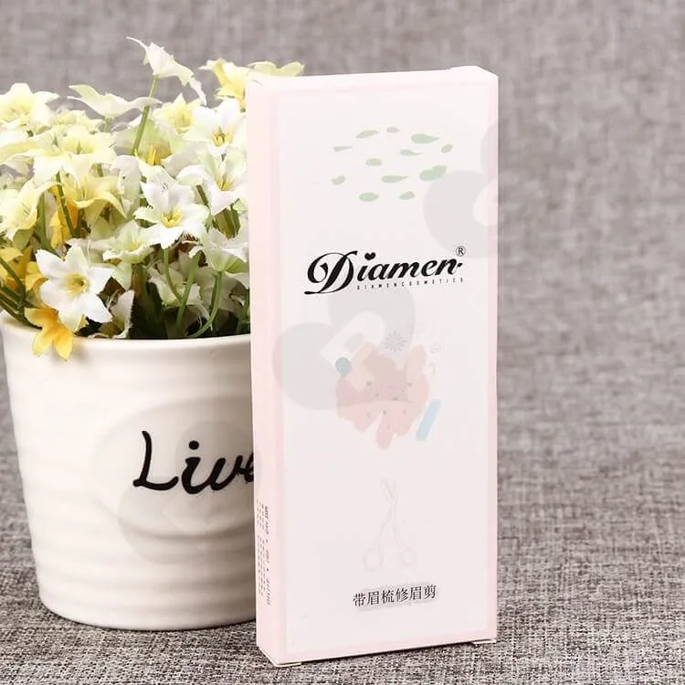 Custom Printed Cardboard Box For Eyelid Sticker side view two